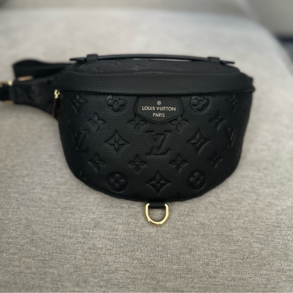 Louis Vuitton Black Empreinte Bum Bag
